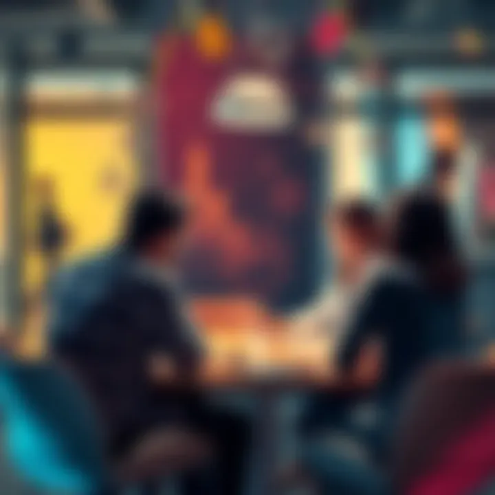 People collaborating in a meeting to share ideas for improving sales techniques and strategies