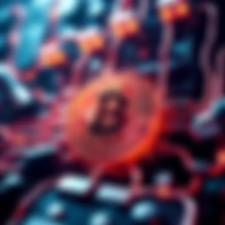 Visual representation of BTC security and mining operations