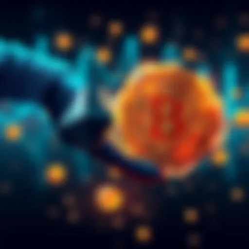 A graphic showing Bitcoin being swapped for Monero, symbolizing a seamless cryptocurrency transaction without KYC requirements.