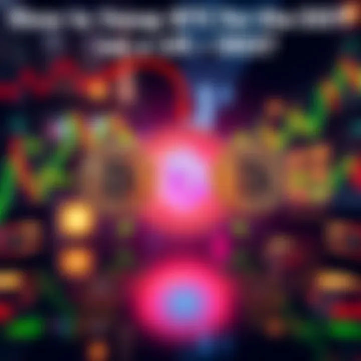 A graphic showing the process of swapping Bitcoin for USDT on a decentralized exchange, featuring digital currency icons and trade arrows