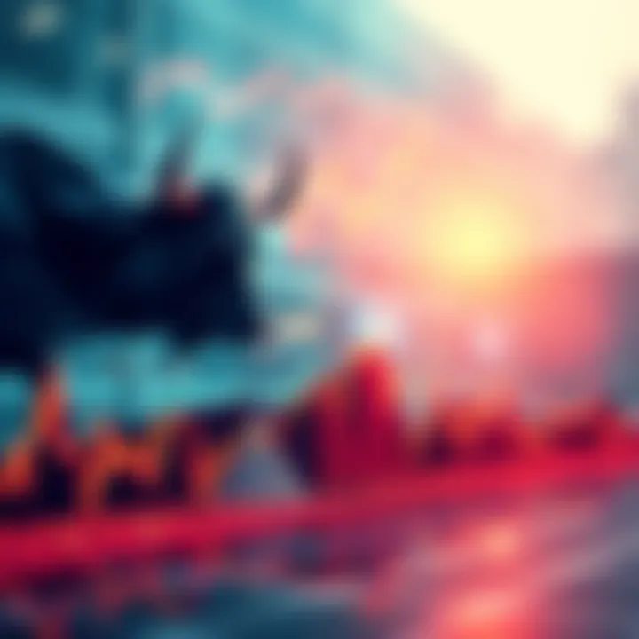 A graph showing upward market trends and positive growth, symbolizing a thriving investment day ahead.