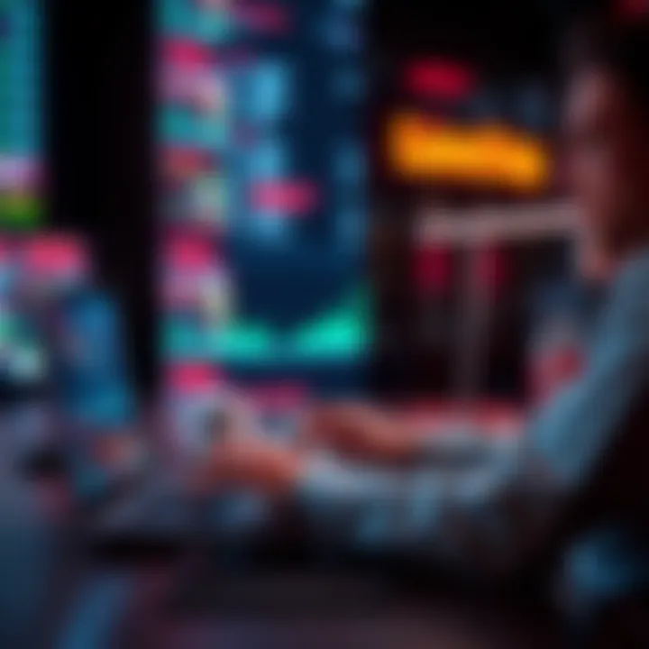 Buying GME Warrants A person researching online brokerage options to buy GameStop warrants, looking at financial charts and data on a laptop.