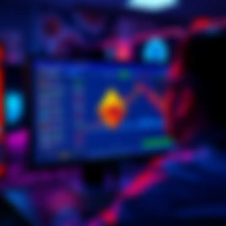 A person looking at a computer screen displaying cryptocurrency exchange options for Monero