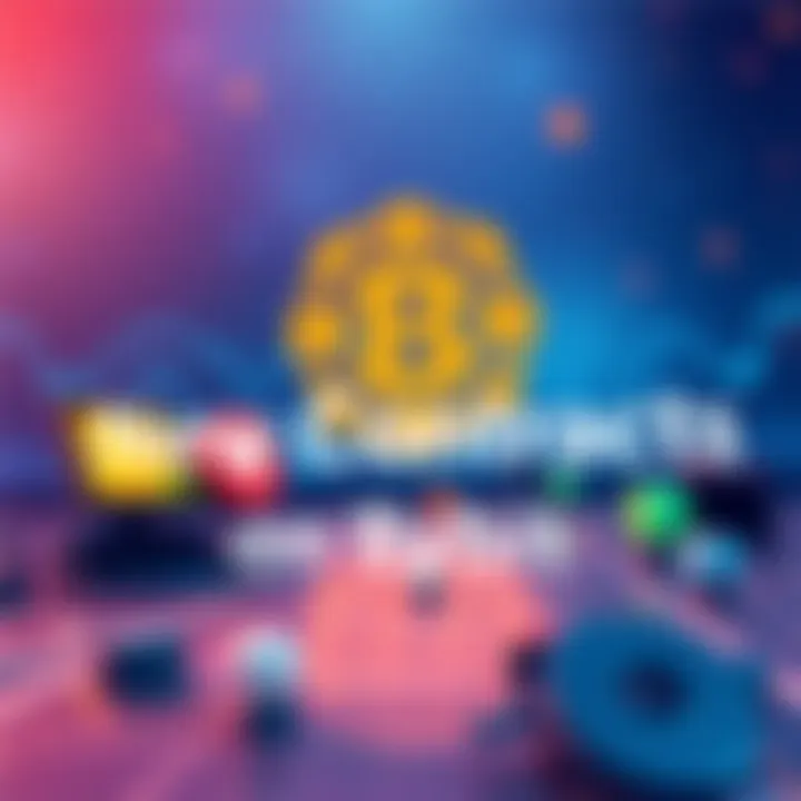 Illustration showing logos of new crypto perpetual contracts from Bybit with Shein IPO logo in the background
