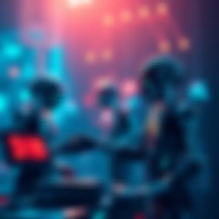 Cardano Blockchain for AI Agents A digital representation of the Cardano blockchain with AI agents interacting and processing transactions, symbolizing secure payments in technology.