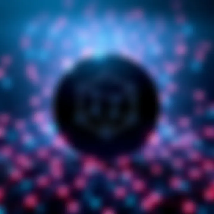 A visual representation of Cardano's logo with a blockchain network in the background, symbolizing its growth and potential in the crypto space.
