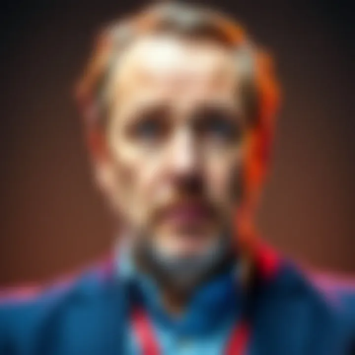 Cardano's founder looking worried while discussing the low crypto market sentiment