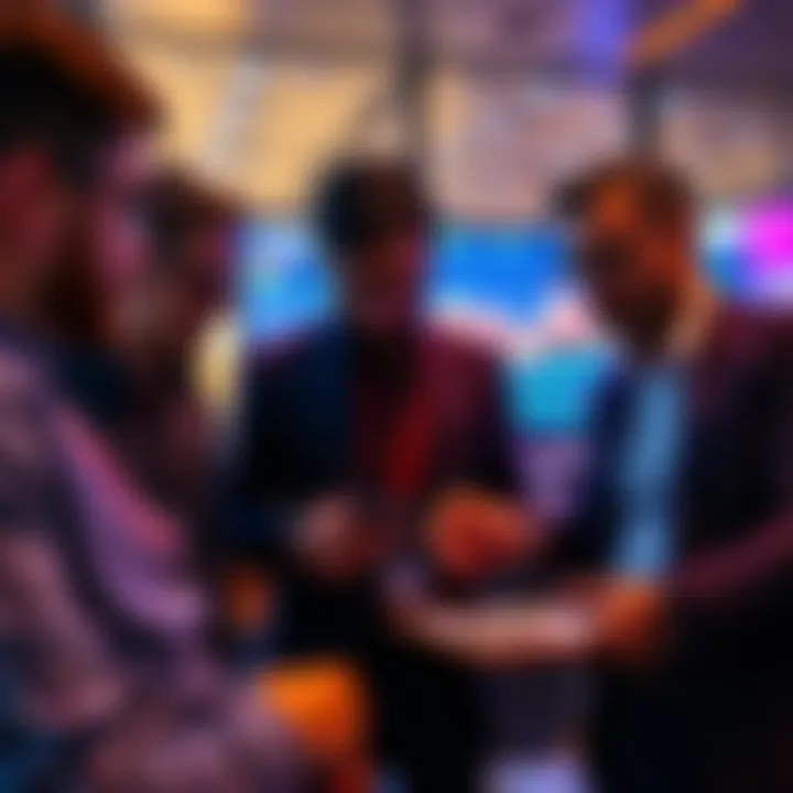 Cardano Millionaires Investing A group of investors discussing and analyzing Cardano market trends and supply changes, with graphs and charts visible on a screen.