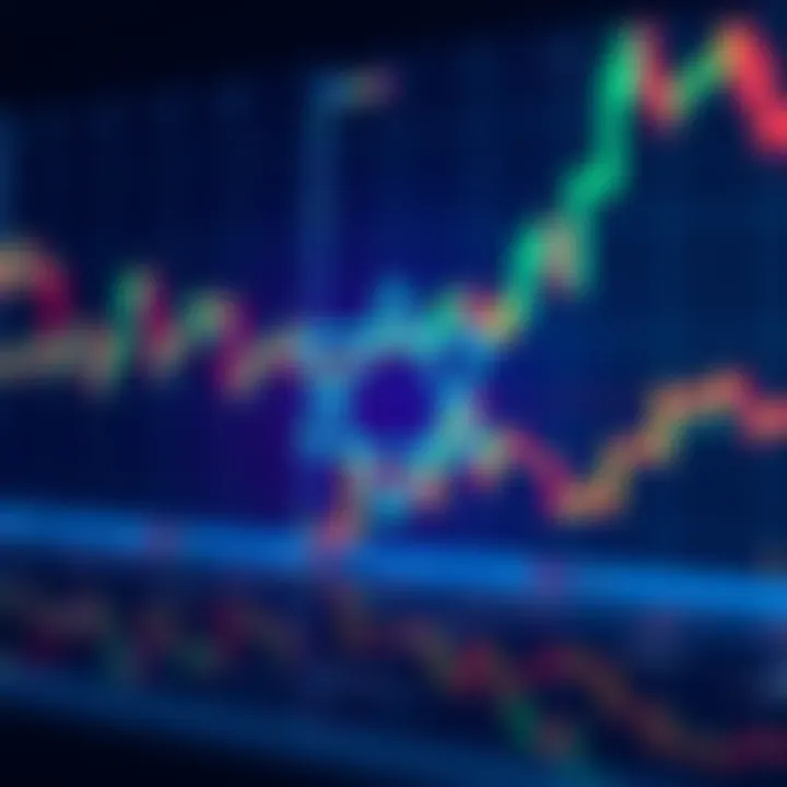 Cardano's Strong Performance A digital representation of Cardano's logo with a background showing fluctuating cryptocurrency charts, symbolizing resilience in the market.