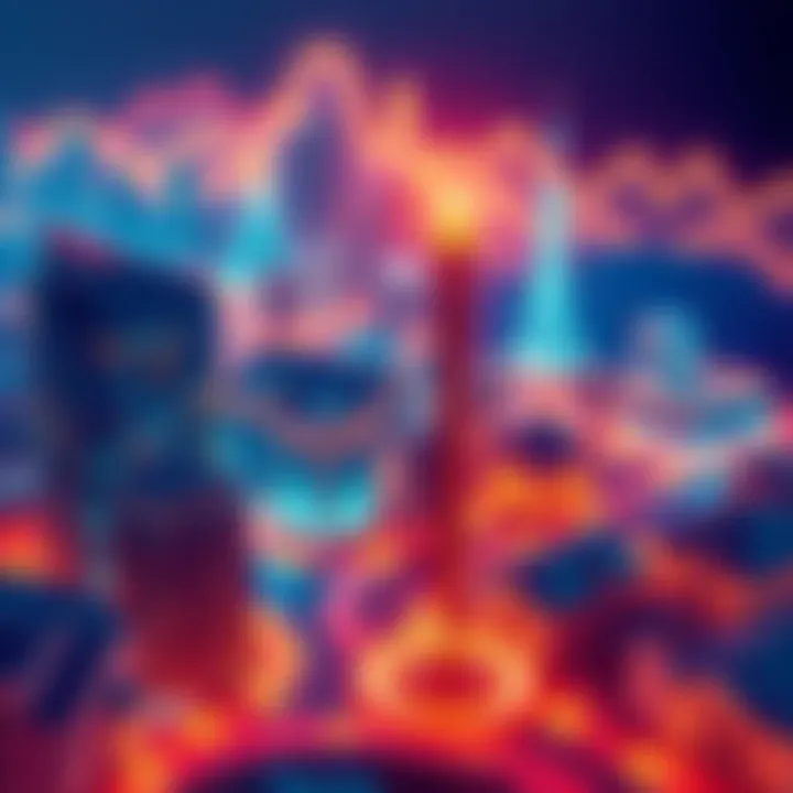 Visual representation of Cardone Capital's real estate portfolio being tokenized, highlighting properties and digital tokens