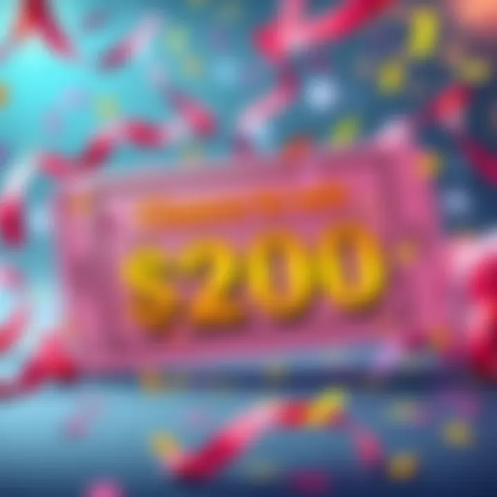 Chance to Win $200 A festive illustration showing a raffle ticket with confetti and a $200 cash prize symbol, celebrating a contest deadline.