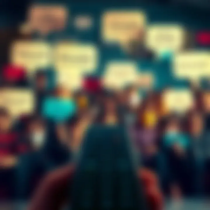 Changes in The Block 2027 A collage of fans expressing their opinions about the show with speech bubbles and a television remote in the foreground.