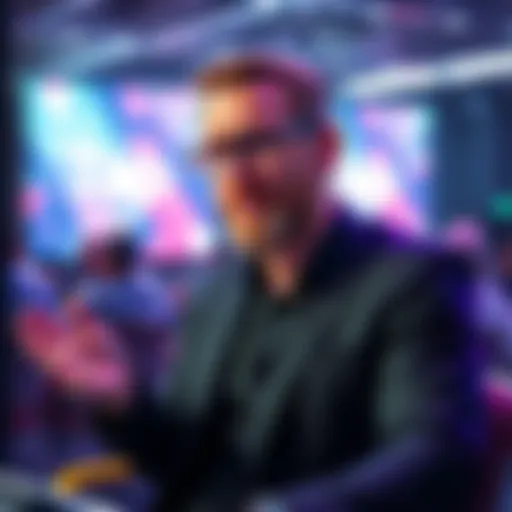 Charles Hoskinson speaking about TapTools at a conference, showing enthusiasm for its future in cryptocurrency.
