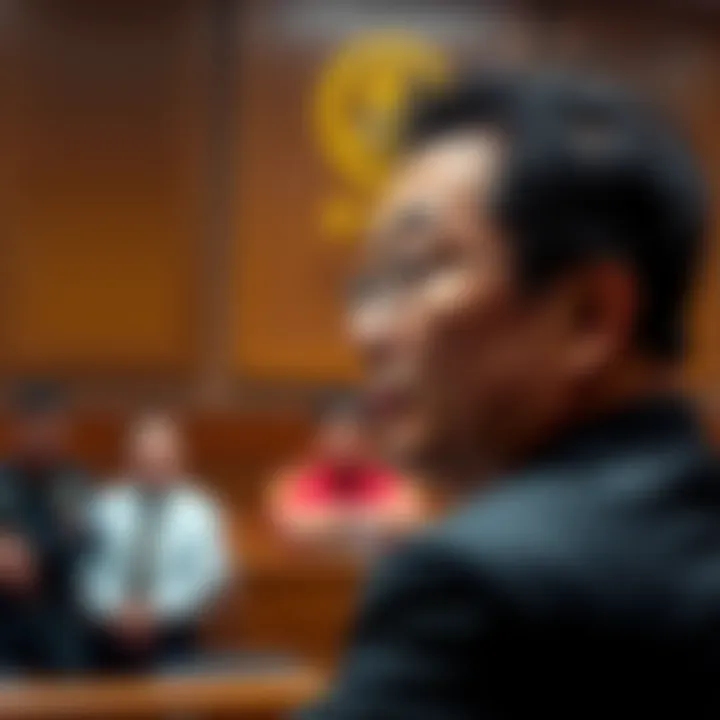 A Chinese man in court for sentencing related to a $37 million cryptocurrency fraud case targeting U.S. investors.
