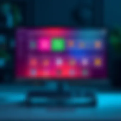 A computer screen displaying various content management systems with AI features for B2B SaaS companies