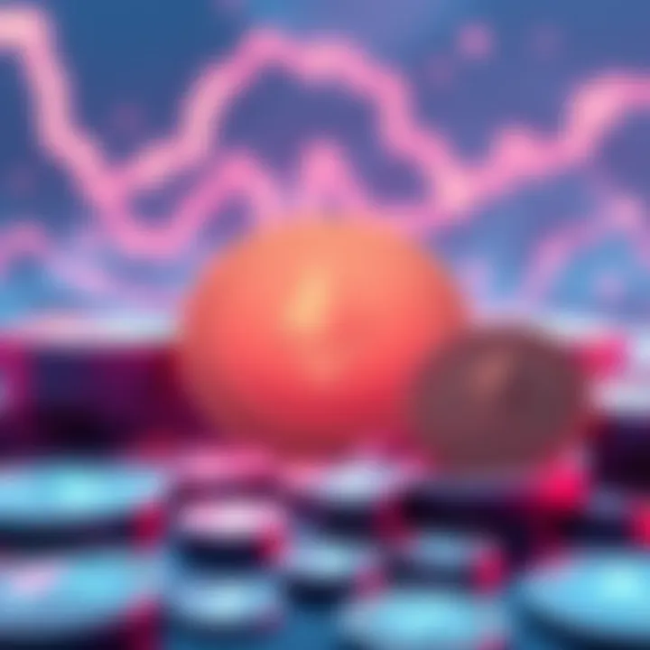 Coinbase Loan Feature Visual representation of Coinbase's new loan feature allowing users to borrow against staked ether, with a graphic of ether coins and dollar signs.