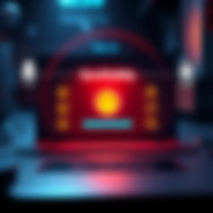 A visual depiction of Coinbase's SendSafely portal interface with security icons