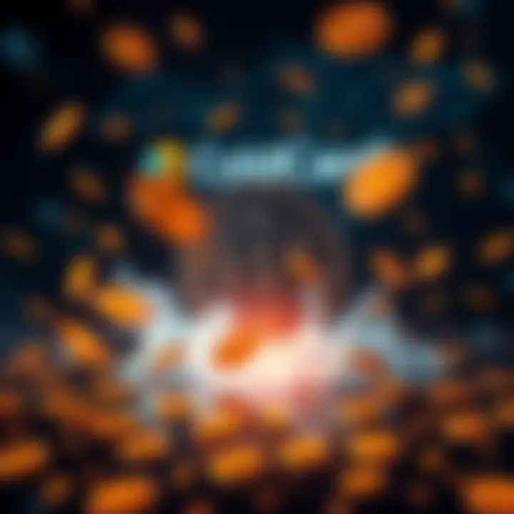 ColdCard Bitcoin Loss A visual representation of Bitcoin losing value due to a security flaw, with ColdCard branding in the background and falling Bitcoin symbols.