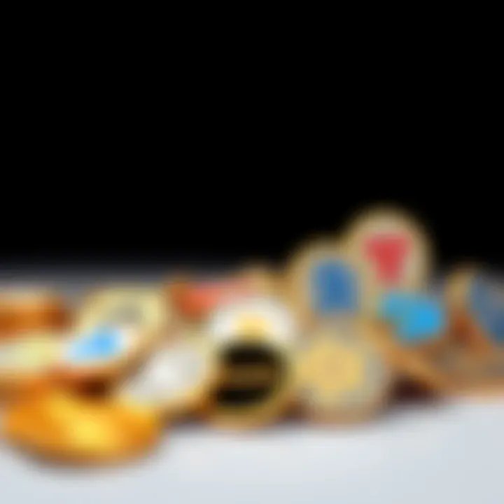 Logos of leading companies that own significant amounts of XRP coins arranged together