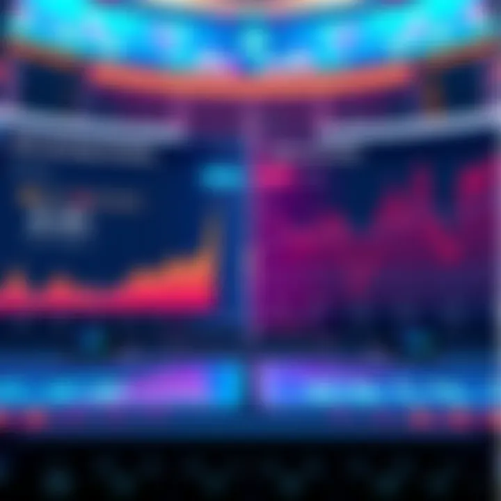 A visual comparison showing DEX aggregators with smart routing versus traditional DEX options, featuring charts and graphs indicating trading rates.