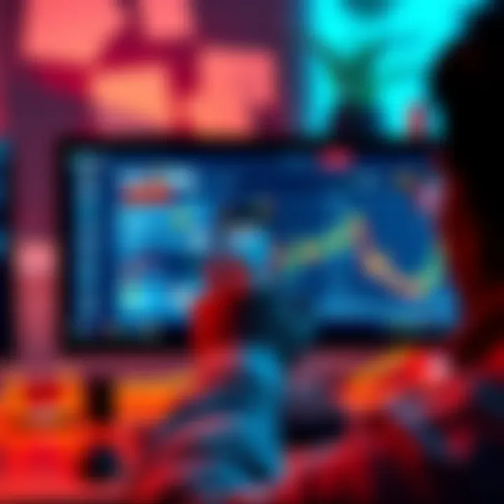 A person looking at a computer screen showing a digital app for converting stETH to ETH quickly