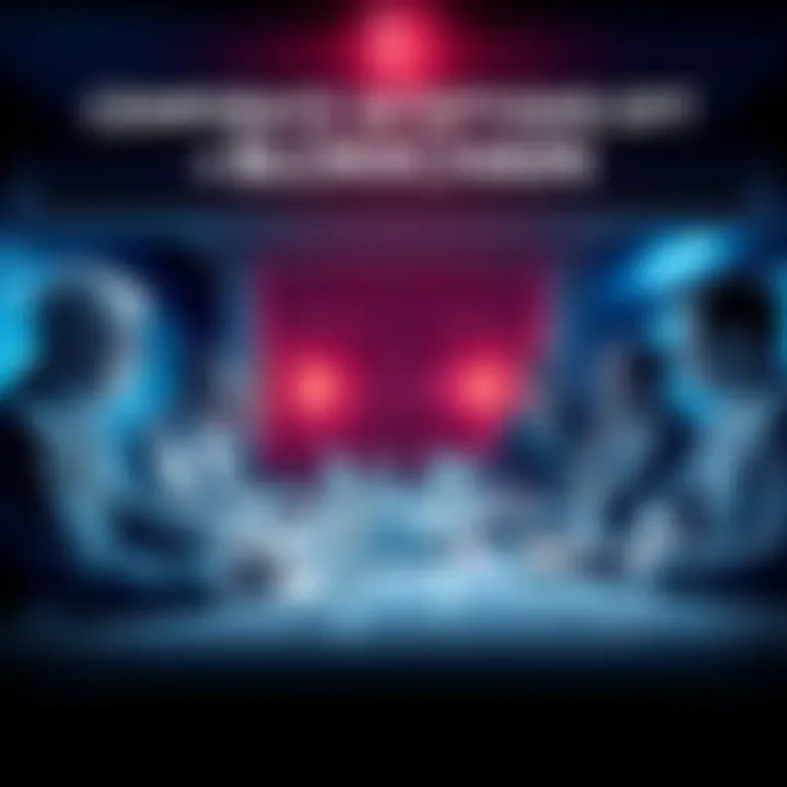 A business meeting with executives discussing blockchain technology, showing mixed reactions and concerns