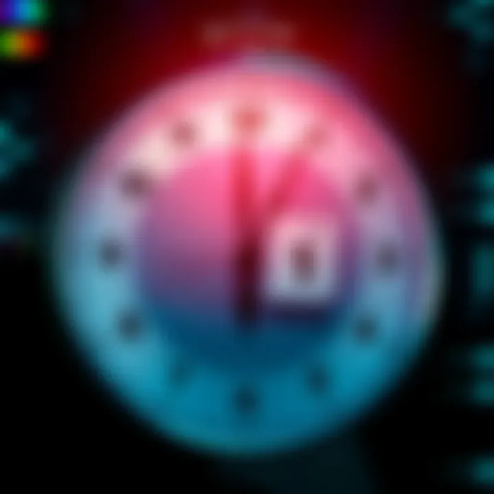 Countdown to MiCA Deadline A clock ticking down to a deadline with a calendar marked for July 1st, symbolizing urgency for EU users regarding MiCA licensing