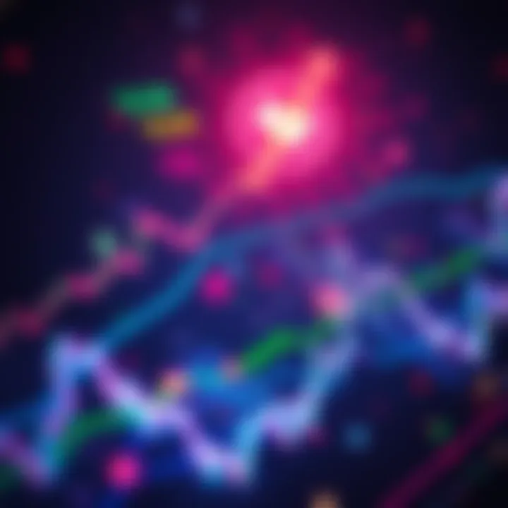 A dynamic visual representation of the cryptocurrency market showcasing soaring altcoin prices and market trends, reflecting the recent alt season.