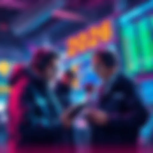 Traders examining cryptocurrency trends and market changes in 2026