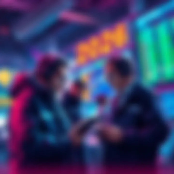 Traders examining cryptocurrency trends and market changes in 2026