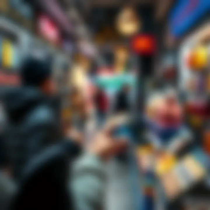 A person makes a purchase with a crypto card, showcasing ease of use while shopping