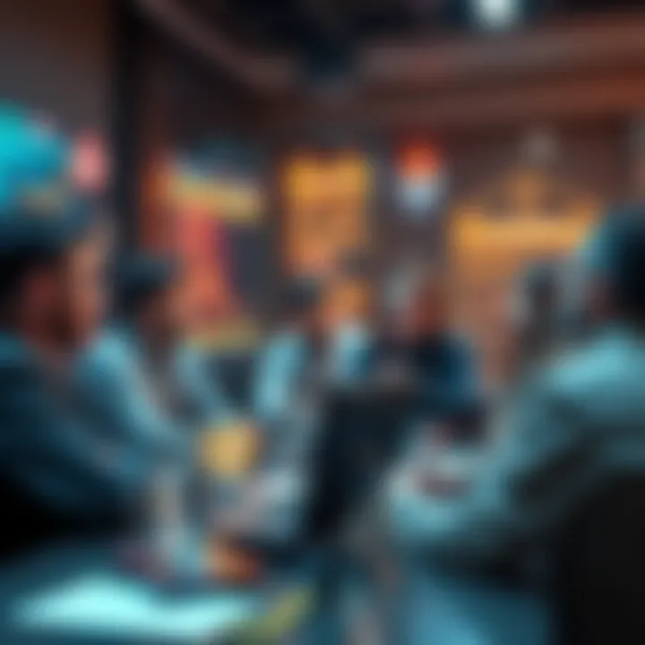 A group of people engaged in a discussion about cryptocurrency on a forum, sharing tips and information.