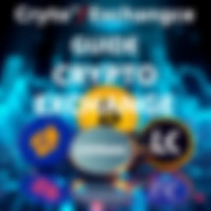 A collection of popular crypto exchange logos including BYDFi, Binance, Coinbase, and Kraken on a digital background.