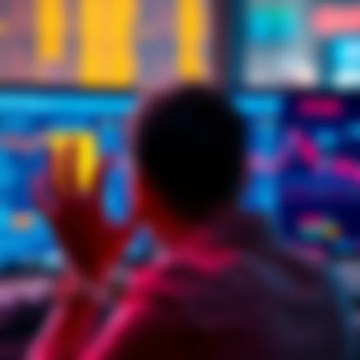 Crypto Exchange User Frustration A frustrated person looking at a computer screen showing high fees and slow withdrawals on a crypto exchange platform.