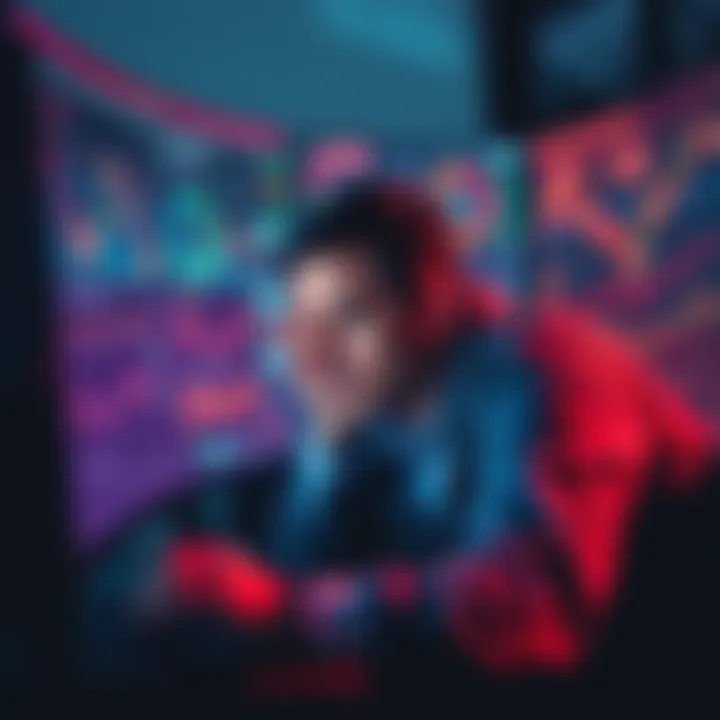 A tired investor staring at a computer screen filled with cryptocurrency charts and news, showing signs of exhaustion and frustration.