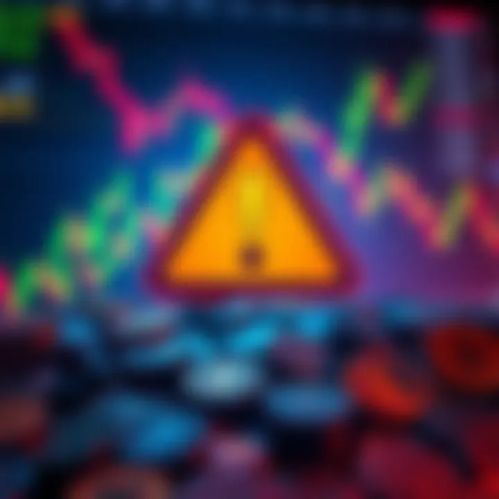 A warning symbol overlaid on a backdrop of various cryptocurrencies and market charts, indicating important updates for crypto holders.