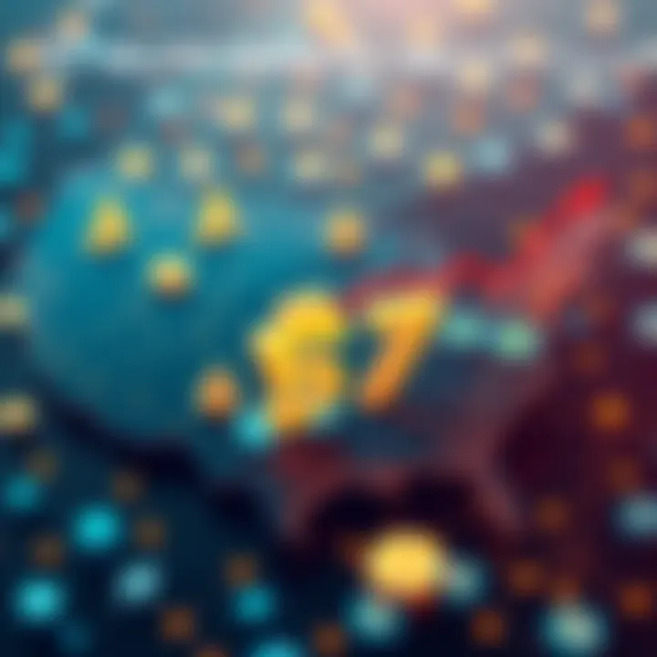 A visual representation of 67 million Americans engaged in cryptocurrency investments, highlighting job growth and economic activity, with symbols of digital coins and employment figures, suggesting a...