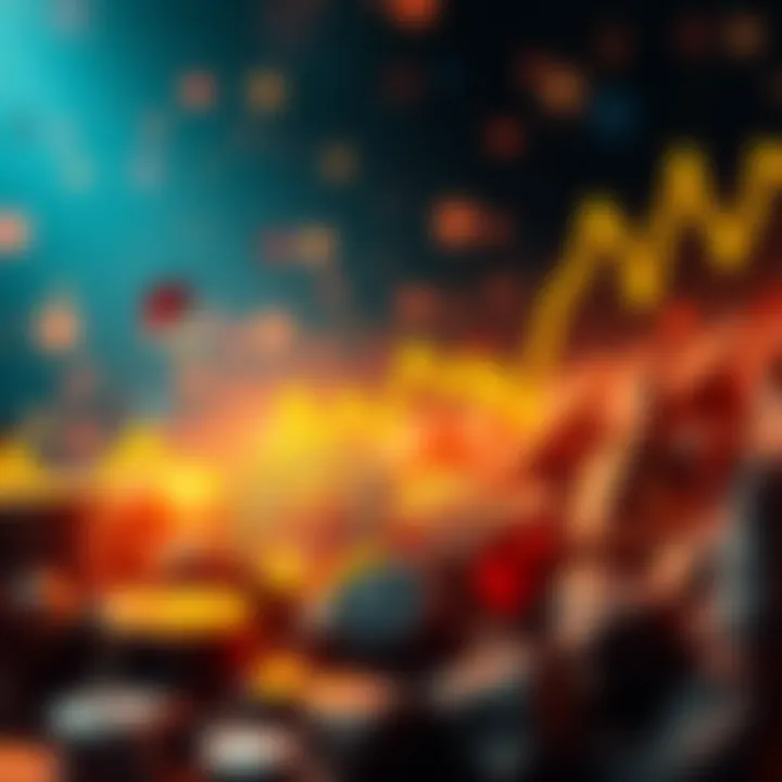 Graphic representing October's crypto market recovery with a spotlight on small-cap coins like Kendu and a growing community.