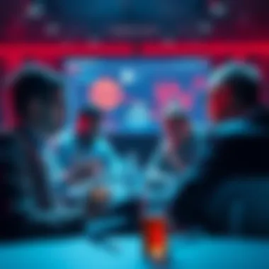 Investors discussing their losses and experiences in a forum setting, expressing their emotions about cryptocurrency downturns.