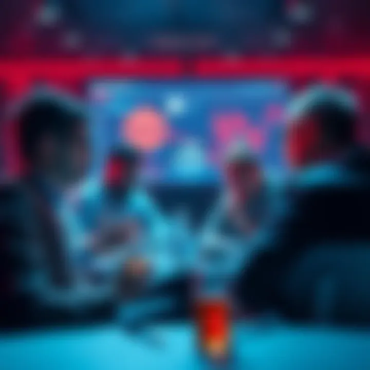 Investors discussing their losses and experiences in a forum setting, expressing their emotions about cryptocurrency downturns.