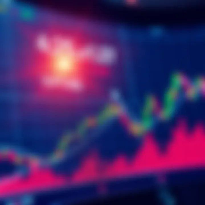 Chart showing crypto market trends A graph depicting rising cryptocurrency prices and market trends with a focus on legislative influences and the CLARITY Act.