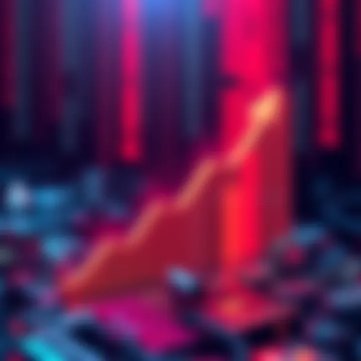 A graphic showing a downward trend in crypto phishing losses, symbolizing reduced scams and increased security in cryptocurrency transactions.