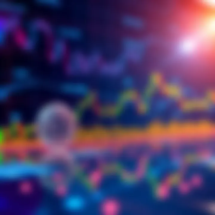 Graph showing cryptocurrency price movements mirroring Bitcoin, with Monero highlighted