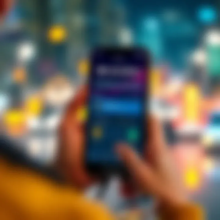 A person using a smartphone to swap BTC to USDT on the Exodus app, showing the transaction screen with cryptocurrency icons