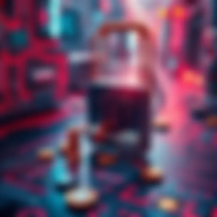 A visual representation of cryptocurrency transactions and 1099-MISC forms, highlighting the complexities of tax reporting.