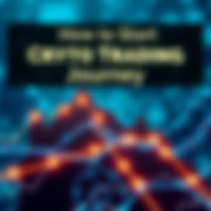 A graphic depicting the essentials of trading cryptocurrency