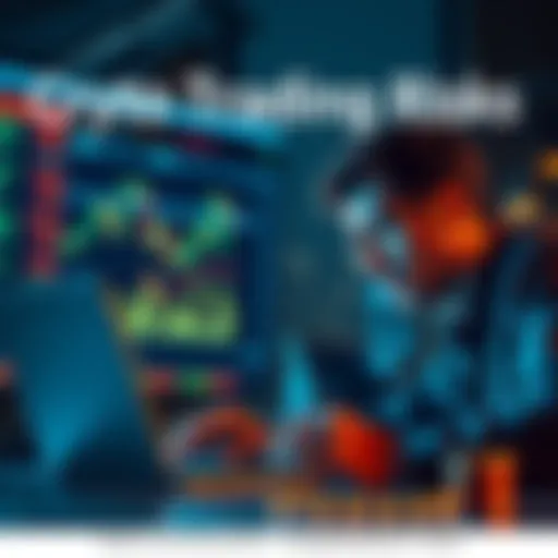 A person looking worried while checking cryptocurrency prices on a laptop, highlighting the risks in crypto trading.