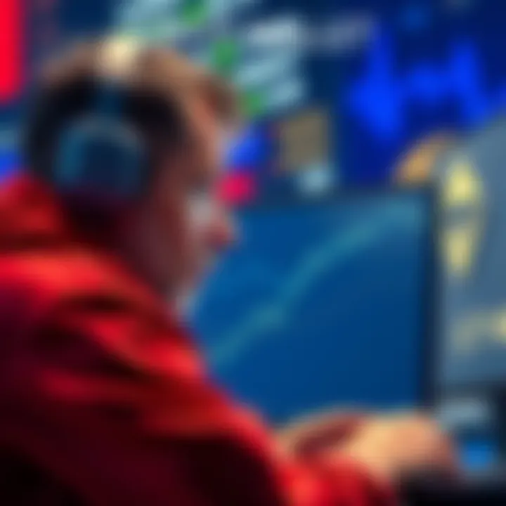 A shocked trader looking at a blank screen where their cryptocurrency balance was, with the symbols for SOL and ETH in the background