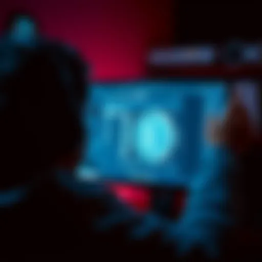 A person staring in disbelief at a computer screen showing a drained cryptocurrency wallet, feeling vulnerable and helpless