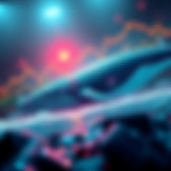 A visual representation of cryptocurrency whales affecting $LTC market movements.